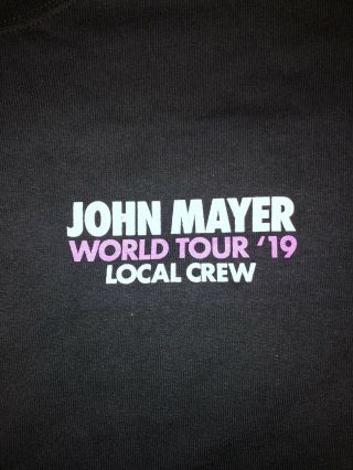 John Mayer Local Crew Shirt - Xl - World Tour 2019 - Grateful Dead