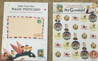 Paul Mccartney - Hey Grandude Promo Stickers And Make Your Own Postcard Set