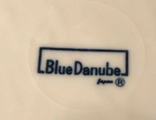 Blue Danube Japan Salad Plates 8 3/4 inch Rectangle Mark Set of 6 3