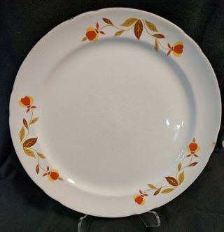 4 Hall Jewel Tea Autumn Leaf Plates,  Vintage Superior Hall Quality Mary Dunbar