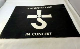 Blue Oyster Cult In Concert 1977 Concert Program Book Brochure