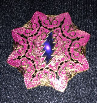 Grateful Dead - 13 Point Bolt Pin Cosmic Purple Variant Limited Edition 20/100
