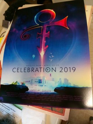 Prince The Paisley Park Celebration April 25 - 28 2019 Commemorative Music Poster