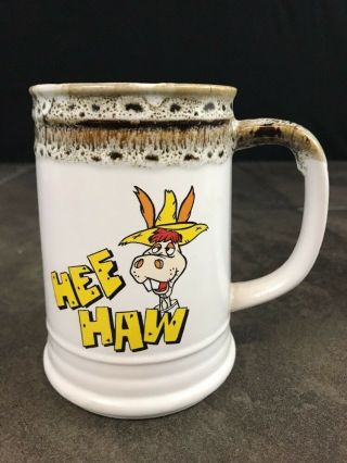 Hee Haw Coffee Tea Mug Vintage Euc