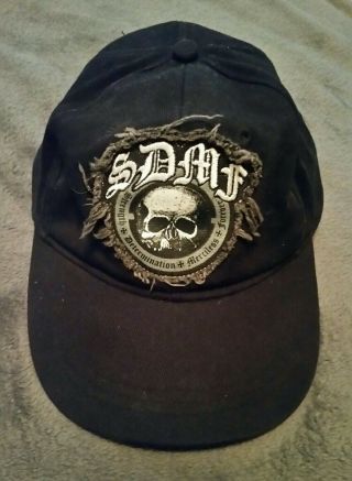 Black Label Society Skull Ball Cap 2009 Doom Crew Inc Bls