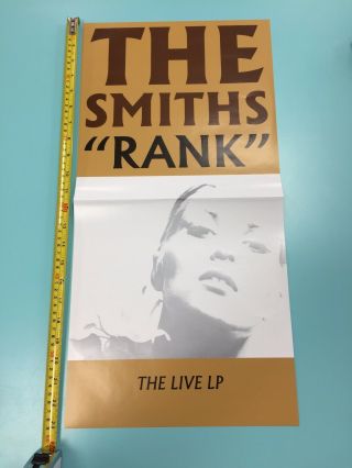 The Smiths Rank Promo Poster 23” x 11” Morrissey 3