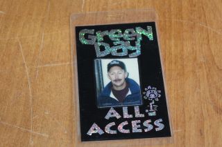 Green Day - Laminated Backstage Pass - North America 1995 - Postage -