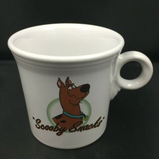 Fiesta Ware Vintage Scooby Doo Coffee Cup/mug 1998 Retired Pottery