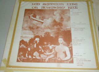Led Zeppelin Rare Bootleg - 1st Ed Live On " Blue Berry Hill 