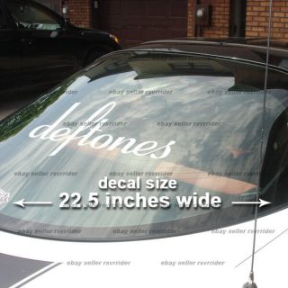 Large Deftones Rock Band Decal Sticker