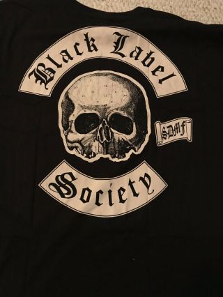 Black Label Society BLS Worldwide T Shirt,  XL,  Zakk Wylde,  Ozzy 4