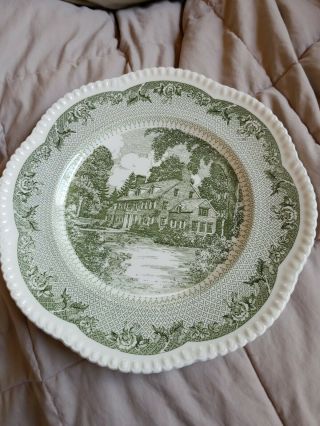 Rare Wedgwood Dartmouth " The Presidents House " Dinner Plate 10.  5 "