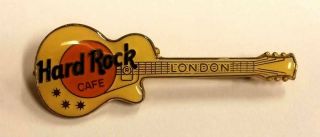 Vintage Hard Rock Cafe London Guitar Brooch Pin F.  C.  Parry England