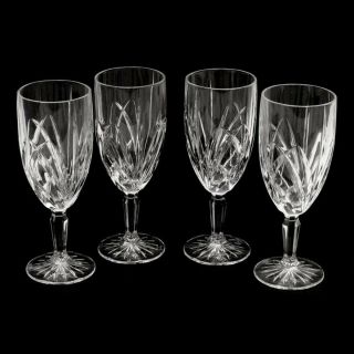 Set Of 4 Marquis By Waterford Crystal " Brookside " Ice Tea Glasses