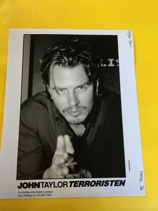 John Taylor Press Photo 8x10,  (duran Duran) Terroristen.