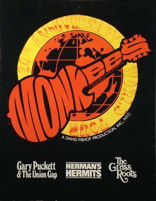 The Monkees 20th Anniversary World Tour Program 1986