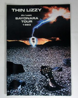 Et554 Japan Concert Tour Program Book Thin Lizzy,  Japan Tour 1983 θ