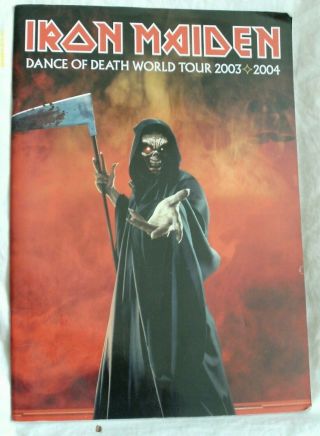 Iron Maiden Dance Of Death 2003 2004 Uk And Europe Tour Programme