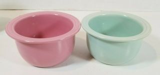 Vintage Coors Mello Tone Ceramic Pottery Custard Cups Ramekins Set of Six 6