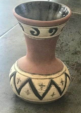 Weller Souevo Art And Crafts Pottery Vase,  1907