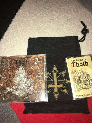 The Lamp Of Thoth Portents,  Omens And Dooms Cd And Cassette With Bag