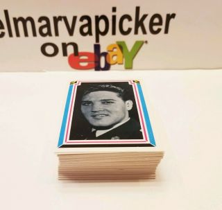1978 Full Boxcar Set Elvis Collectible Cards (66 Cards)