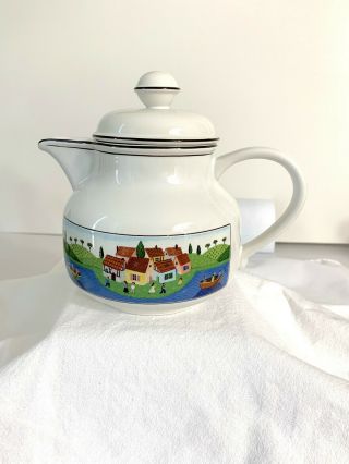 Villeroy & Boch Teapot - Design Naif - Country Scene - Laplau
