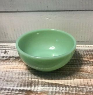 Vintage Fire King Oven Ware Jadeite Green Glass 5 " Cereal Chili Bowl
