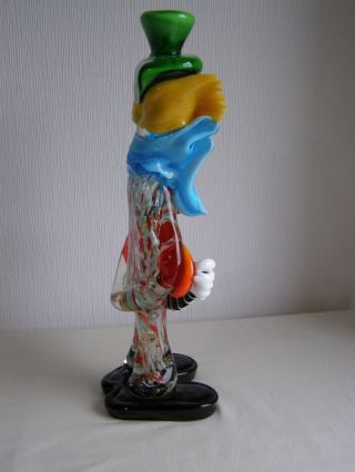 Large vintage Murano art glass clown - 14 inches / 36 cm 5