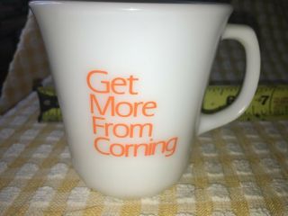 Vtg Pyrex 1410 Mug: Get More From Corning / The Most Trusted Tools Of Science