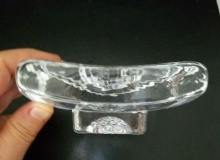 Kosta Boda Glass Sweden Square Footed Candle Holder 2