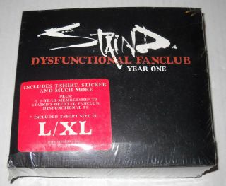Staind Dysfunctional Fanclub Year One (t - Shirt (medium Or Large/xl)