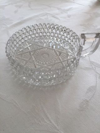 Vintage Waterford Crystal Cut Glass Wine Coaster/