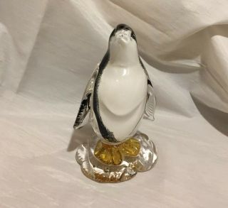 Vintage Murano Glass Penguin Wow