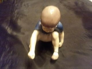 Bing & Grondahl (b&g) " Boy Bends Over To Play Marbles Figurine 1636