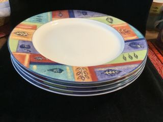 Set Of 4 Royal Doulton Everyday Trailfinder Dinner Plates Euc 1997