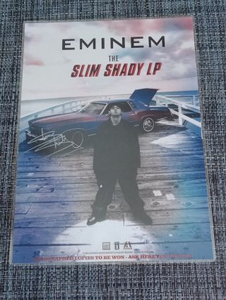 Eminem - Slim Shady Promo - Signed Autographed Promo Poster - Laminated