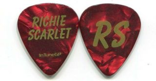 Ace Frehley Solo Tour Guitar Pick Richie Scarlet Custom Concert Stage Kiss