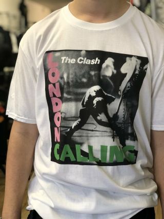 Clash Joe Strummer London Calling Unisex Official T Shirt Various Size