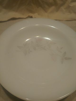 7 Vintage federal white milk Glass Clover Blossom Soup Bowls. 4
