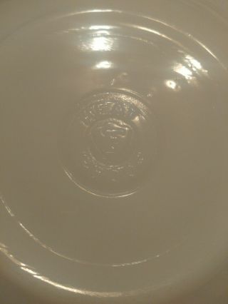 7 Vintage federal white milk Glass Clover Blossom Soup Bowls. 8
