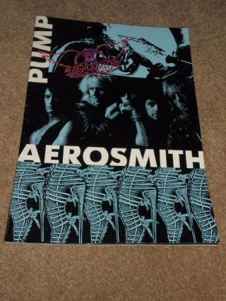 Aerosmith 1989 Pump Tour Concert Program Book / Joe Perry / Steven Tyler