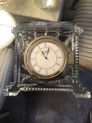 Vintage Waterford Crystal Desk Clock