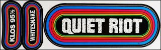 Quiet Riot Whitesnake 80 