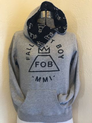 Fall Out Boy Manhead Unisex Hoodie Hooded Sweatshirt Size Xs/s