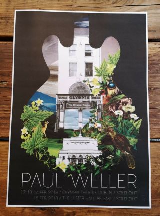 Paul Weller Concert Posters The Jam Mod True Meanings Aspects
