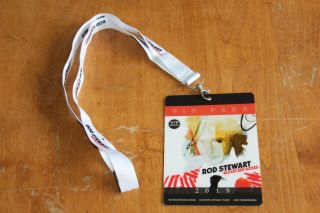 Rod Stewart - Laminated Backstage Pass - 2019 Tour - -