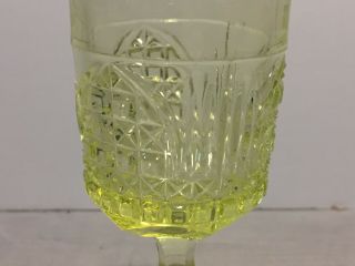 BRYCE BROTHERS EAPG Wine/Cordial Glass CATHEDRAL Pattern circa 1884 2