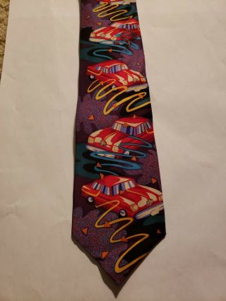 Beatles Necktie " Baby You Can Drive My Car "