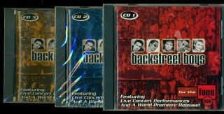 3 Cd (1 - 2 - 3) Backstreet Boys For The Fans Bsb Live Concert / Rare / &